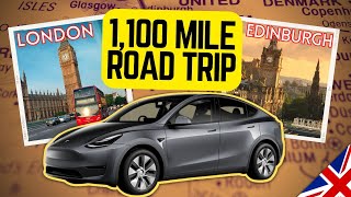 London to Edinburgh |Tesla Model Y Long Range | EV Road Trip UK
