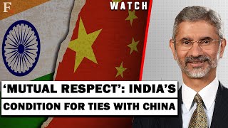 WATCH: India's S Jaishankar On Relations With China