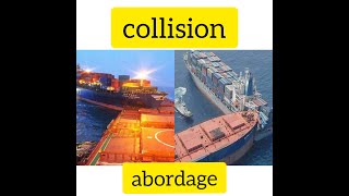 abordage | collision en mer