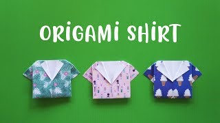 พับเสื้อเชิ้ต | Origami Shirt | PlaUbon