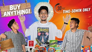 30-Minute Shopping Challenge🤩 | Buy Anything You Want | The Sage Yt