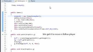 Simple java game part :6 adding simple AI