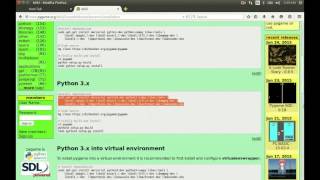 How to install pygame for python3 on Linux OS
