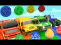 Baby Shark + Bingo Song & ABC Song | Color Balls & Sing a Song! Nursery Rhymes & Kids Songs🚌