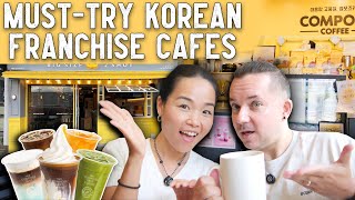 Discover Korea's Must-Try Franchise Cafes! ☕️🇰🇷