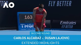 Carlos Alcaraz v Dusan Lajovic Extended Highlights (2R) | Australian Open 2022