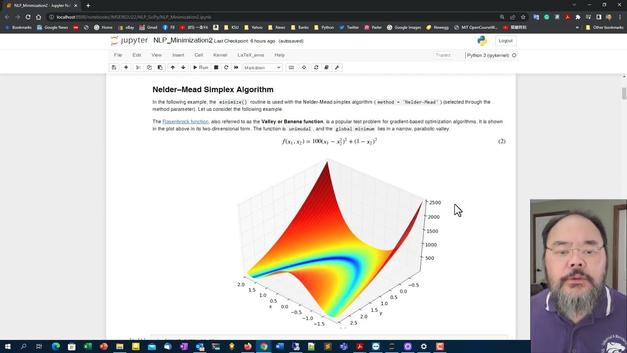 Unconstrained Optimization Using SciPy.optimize.minimize Package Part I ...