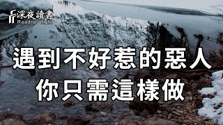 王陽明的奇招！當你遇到惹不起的惡人，學會這一件事，你就贏定了【深夜讀書】