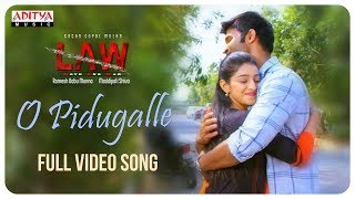 O Pidugalle Full Video Song | L A W (LOVE AND WAR) Video Songs | Kamal Kamaraju, Mouryani