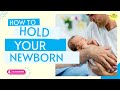 Simple technique to hold newborn