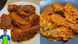 VERY DELICIOUS!!! 2 Recipes for Chicken Rendang and Chicken with Rujak Spices