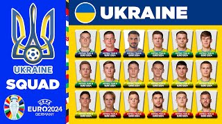UKRAINE SQUAD EURO 2024 | UKRAINE SQUAD DEPTH EURO 2024 | UEFA EURO 2024 GERMANY