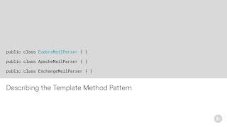 2. Describing the Template Method Pattern