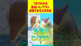 【ポケモンSV】1分で分かる色違いヒノアラシ最速GET 方法 #ポケモンsv #色違い厳選