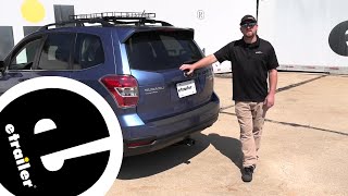 Setting up the etrailer Trailer Hitch Receiver on a 2015 Subaru Forester