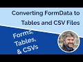 Turning Form Data to CSV files with JavaScript