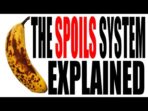 What impact did the spoil system have on American government?