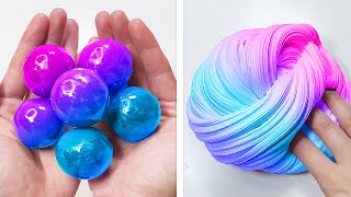 Oddly Satisfying Slime ASMR No Music Videos - Relaxing Slime 2020 - 111