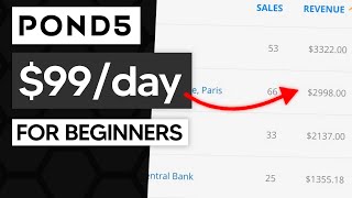 How To Make Money With POND5 For Beginners (Pond 5 Make Money Online)