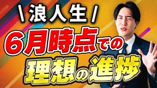 【要注意】合格する浪人生の理想の進捗を厳し目に伝えます〈受験トーーク〉