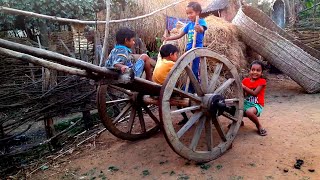 ଶଗଡ଼ରେ ଖେଳି ସାରିବା ପରେ କି ମାଡ || Indian Village cart || chulubuli Sneha o sangamane sagada re