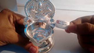 Saravana Stores Thanga Nagai Maligai elite | Silver diya unboxing |silver kamatchi vilakku design |