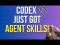 OpenAI Adds Agent Skills to Codex (First Look & Walkthrough)