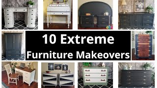 10 Extreme Furniture Makeovers of 2021 | Furniture Makeover DIY | Furniture Flips