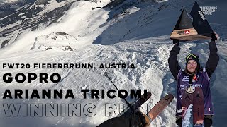 FWT20 Fieberbrunn Austria | Arianna Tricomi GoPro Winning Run