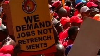 Industrial action in South Africa reached a peak last year.