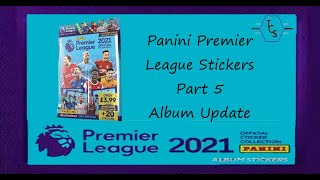 Panini Premier League Stickers 20/21 Part 5-Album Update