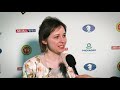 2019 Women's Candidates Tournament. Round 2. Interview with Mariya Muzychuk.