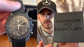 Omega Swatch Speedmaster Moonswatch Mission to Mercury Unboxing Review!!!