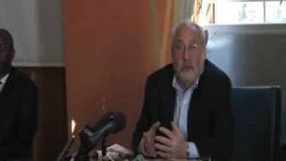 Prof Stiglitz on rigid inlfation targeting and the financial crisis