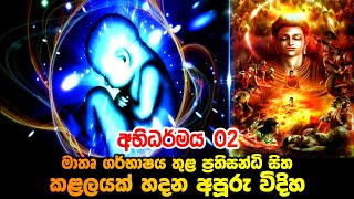 EPI 02 - මාතෘ ගර්භාෂය තුළ ප්‍රතිසන්ධි සිත කළලයක් හදන හැටි