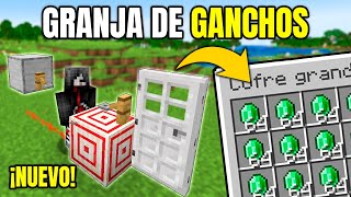 ✅ Cómo Hacer una Granja de Esmeraldas con Ganchos - Minecraft Java 1.21.4