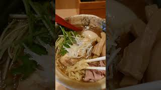 平打ち麺のアゴだしラーメン美味し！ in大船  #shorts