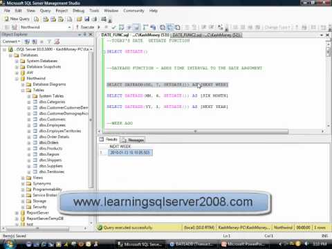 SQL Tutorial - SQL DATE Functions like GETDATE, DATEADD, CONVERT SQL Tutorial - SQL DATE Functions like GETDATE, DATEADD, CONVERT
