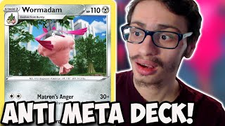 I Built An Anti Meta Deck That BEATS The Best Decks Right Now! Wormadam! Paldea Evolved PTCGL