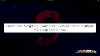 How to create multiple folders at a time using linux shell script - bash script examples in RHEL 9