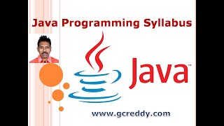 Java Programming Syllabus | Java Tutorial for Beginners | G C Reddy |