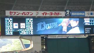 涌井秀章　スタメン　先発ピッチャー涌井　ライオンズクラシック2011　平成23年８月９日