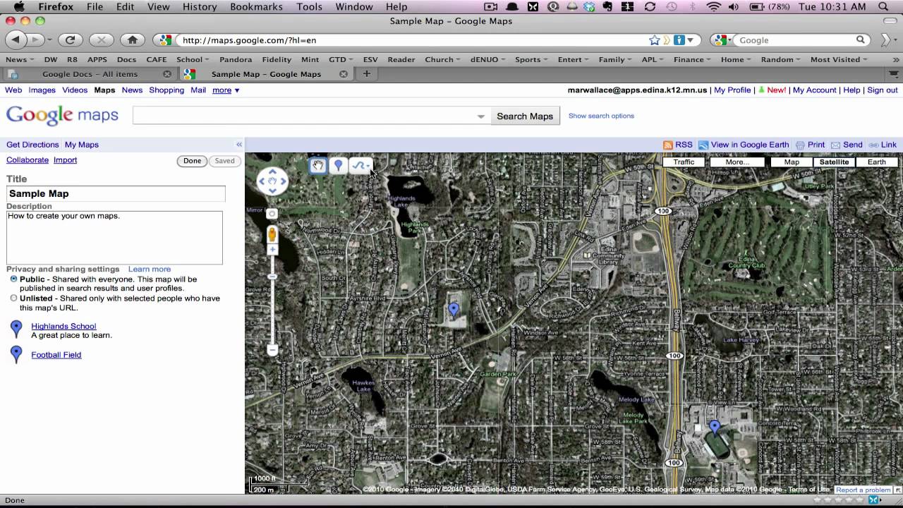 Drawing Lines In Google Maps Youtube