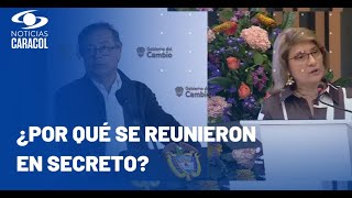¿De qué hablaron el presidente Gustavo Petro y la fiscal (e) Martha Mancera en reunión secreta?