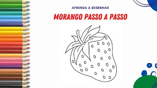 Como desenhar um morango realista passo a passo