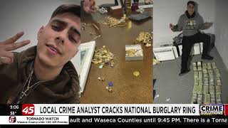 A crime analyst position helps lead to arrests in a burglary ring, police say