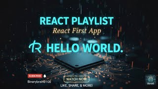 React Application Development (first react app). Hello world first app. #react #first #helloworld