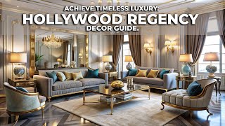 Achieve Timeless Luxury: Hollywood Regency Decor Guide.