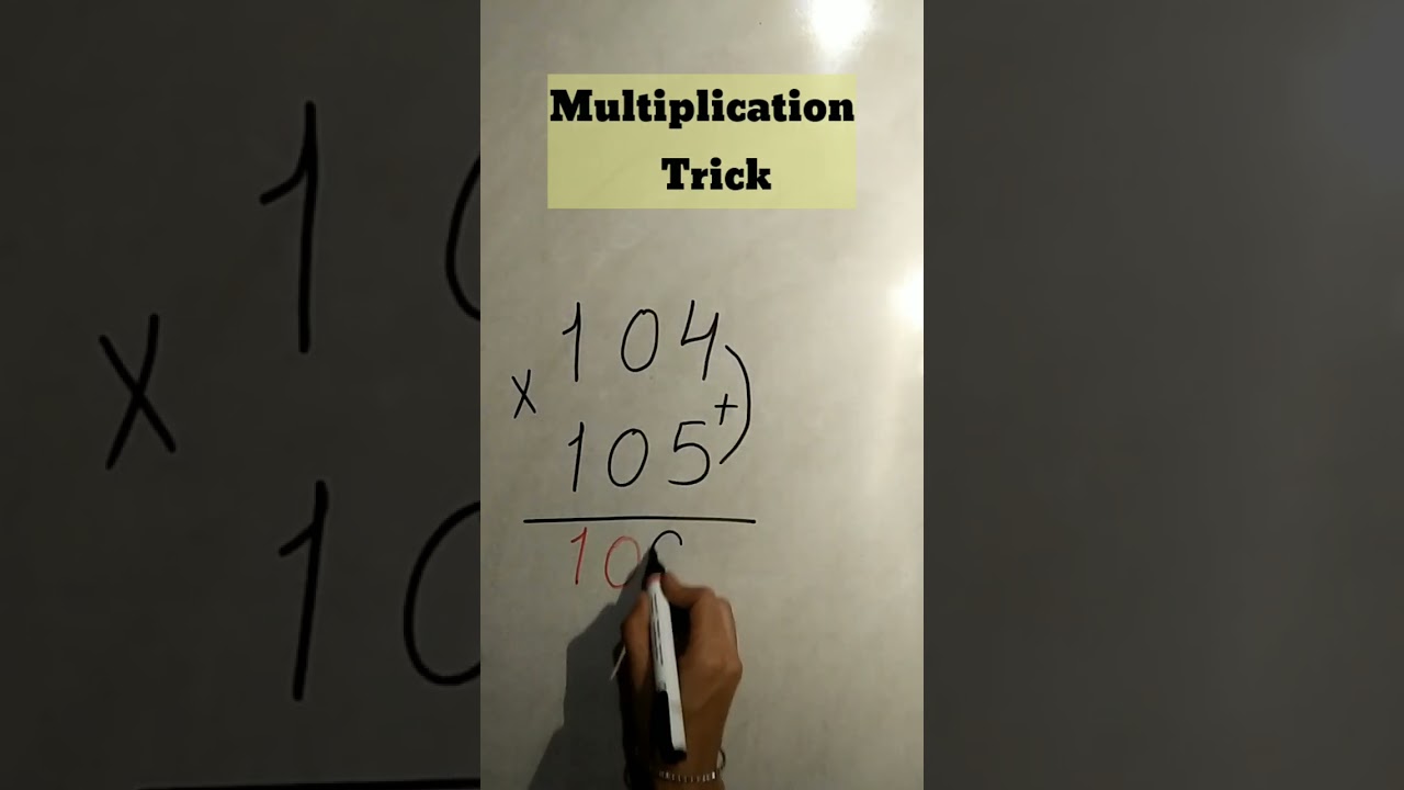 Multiplication Shortcut Trick Fast Calculation Magical Number