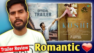 Romantic 😍 | Kushi Trailer | Review | Vijay Deverakonda | Samantha | Filmy Humsafar